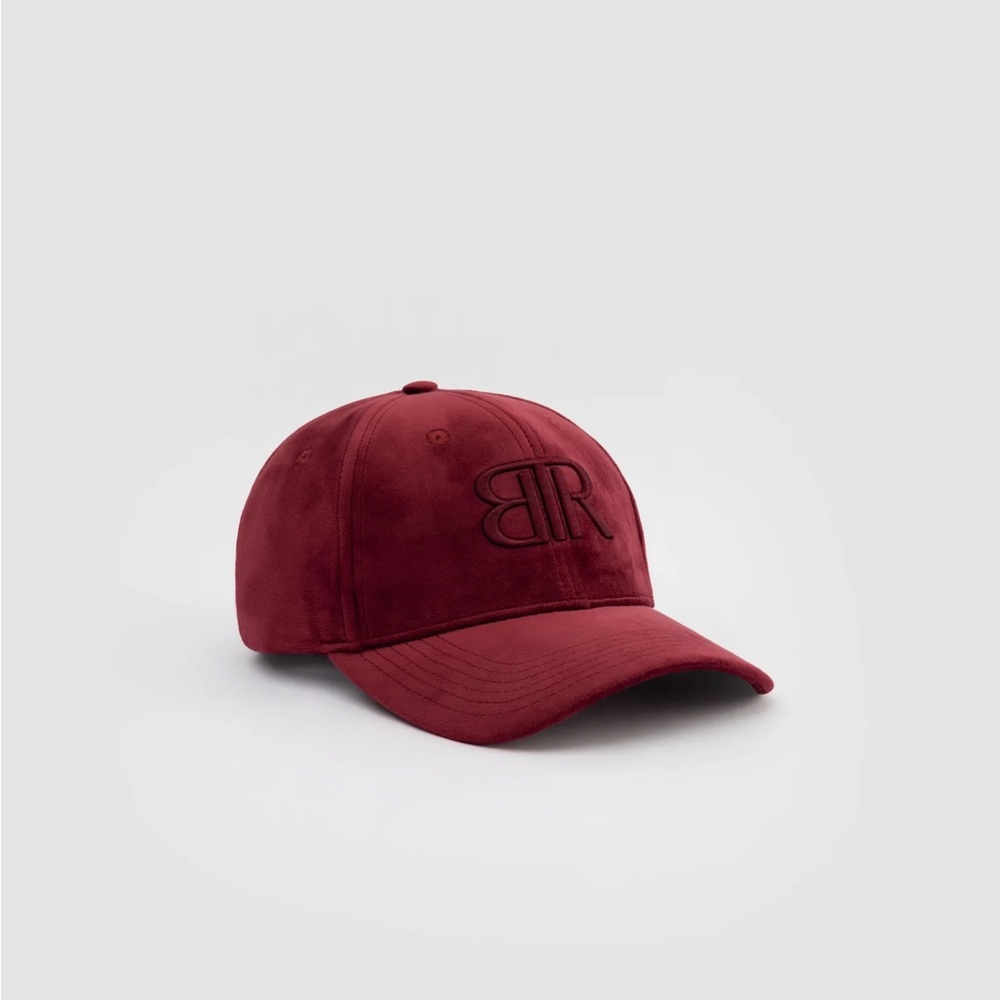 BRONX VELVET BASEBALL CAP - BURGUNDY